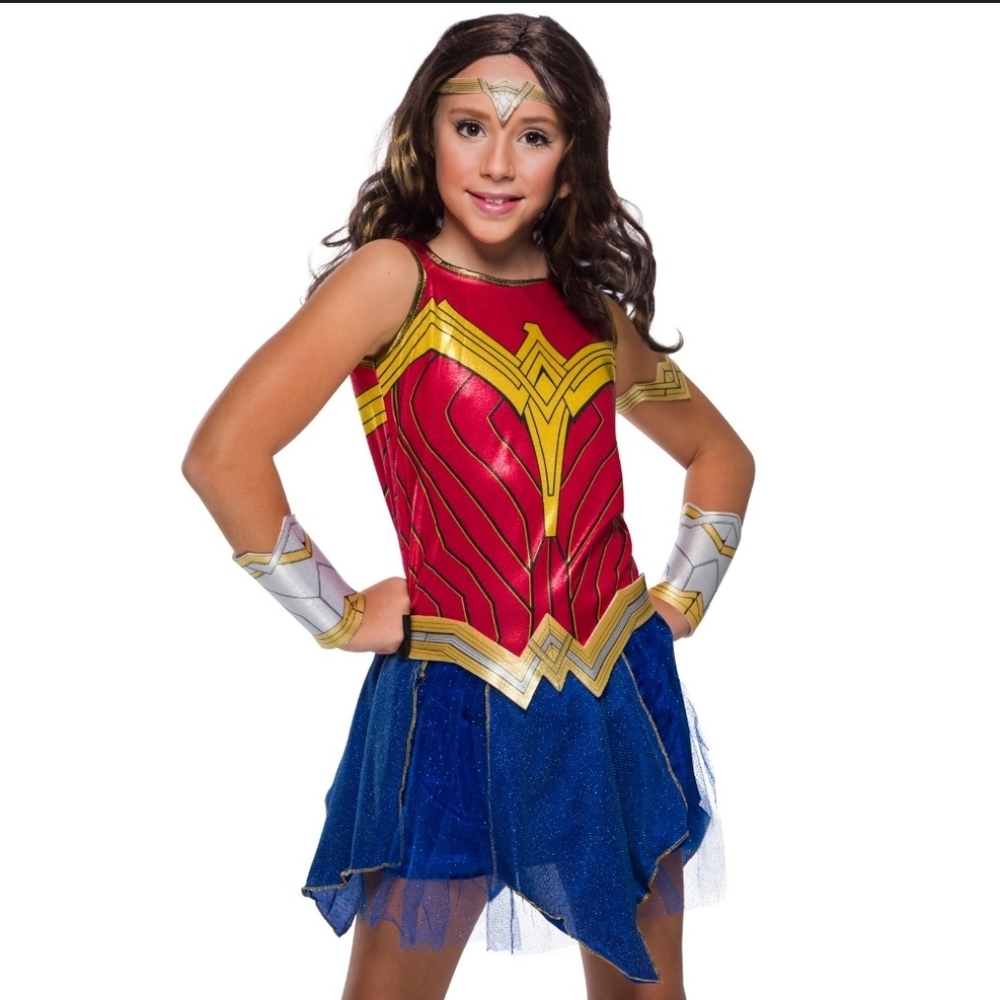 Rubie's Superhero Costume for Kids - Red, Blue, and Gold—Size Medium